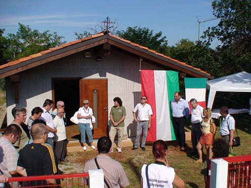 Delegazione ungherese al museo di San Martino del Carso