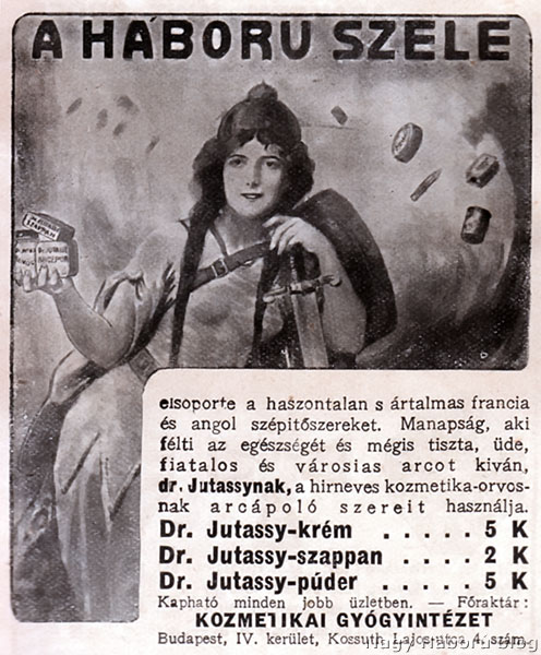 Az Érdekes Újság hirdetése 1915-ből