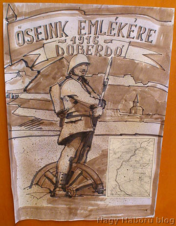 A Kozma Miklós nevét viselő csapat által a vetélkedőre készített plakát