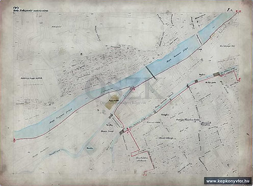 Kolozsvár szabad királyi város kataszteri térképe 1910-1914