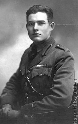Ernest Hemingway 1918-ban Milánóban