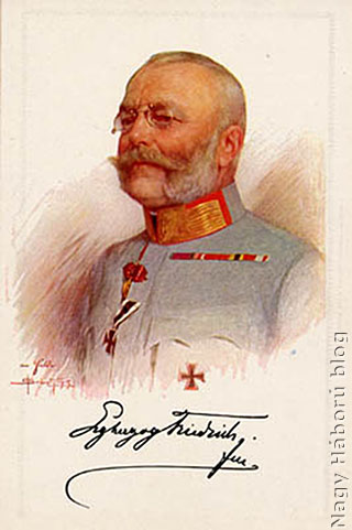 Frigyes főherceg egy 1914-es képeslapon