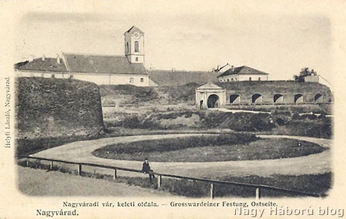 A nagyváradi vár a XX. század elején korabeli képeslapon