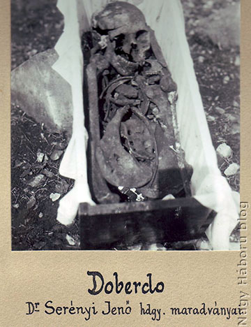 Az exhumáláskor készült kép