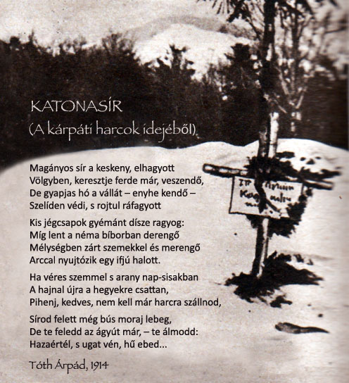Tóth Árpád: Katonasír