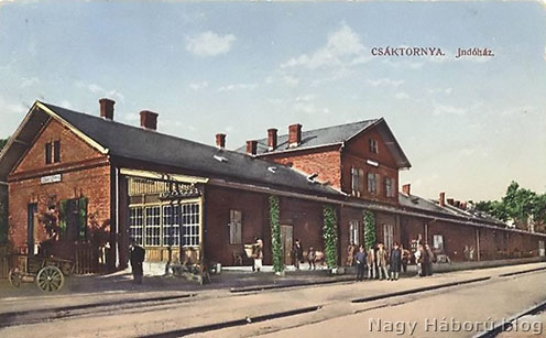 A csáktornyai vasútállomás
