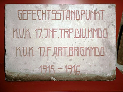 A goriziai múzeumban található másik brestoveci kőtábla