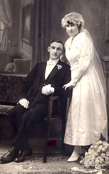Kudlik Kálmán és Pállfy Mária esküvői képe