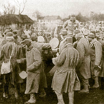 Ebédosztás az első világháborúban
