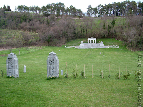 A San Daniel-i osztrák-magyar katonai temető napjainkban