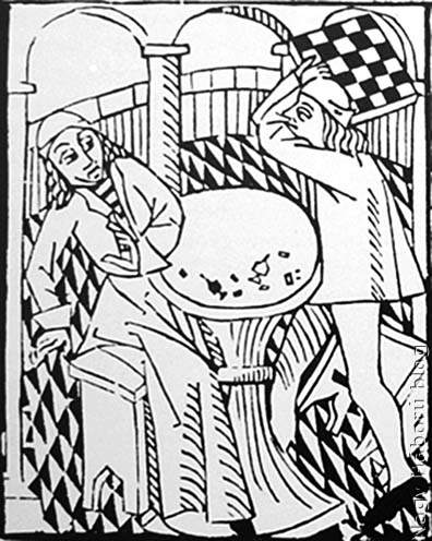 Nagy Károly unokaöccse a vesztes parti után csalással gyanúsítja az egyik Haymon-fivért, aki a sakktáblával vesz elégtételt a sértésért