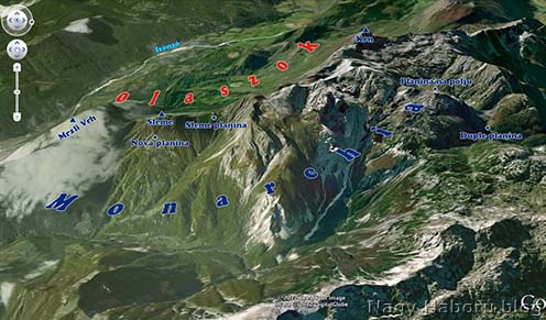 A napló eseményeinek helyszíne a Google Maps műholdas térképen