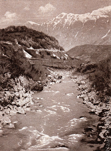 Az Isonzó felső folyása, Érdekes Újság 1915