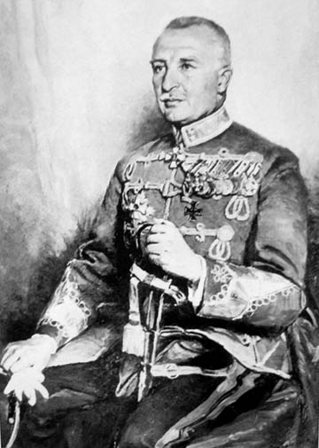Werth Henrik, mint altábornagy. Mihalovits Miklós festményéről készült fotómásolat
